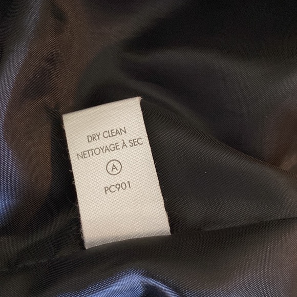 Calvin Klein women’s dark gray / black blazer cotton blend 2 metal buttons-14 - Picture 11 of 16